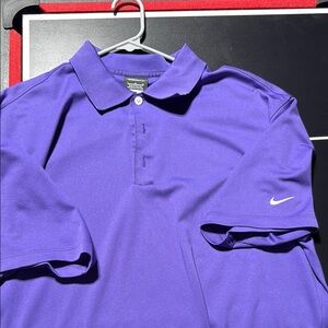Nike Men's Purple Polo Shirt
